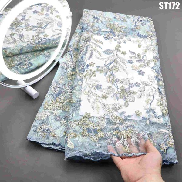 Quality 2023 New Arrival Competitive Price 3D Flower Lace Fabric for sale