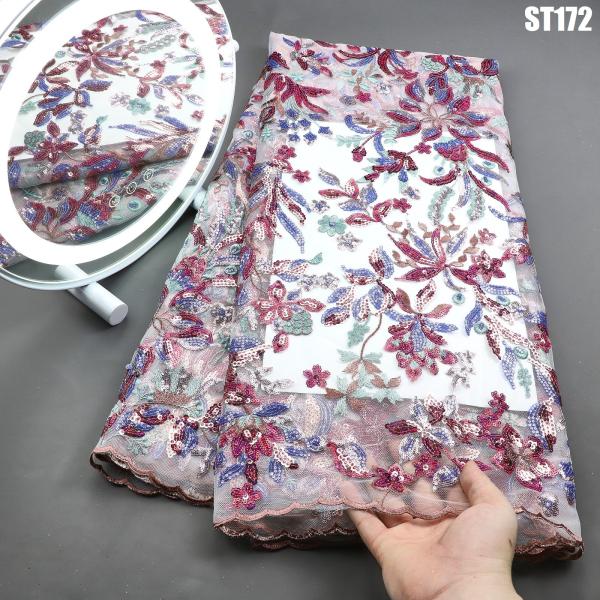 Quality 2023 New Arrival Competitive Price 3D Flower Lace Fabric for sale