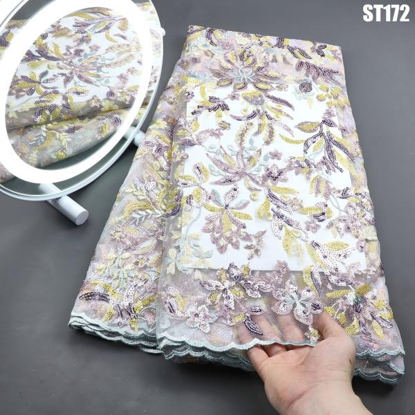 Quality 2023 New Arrival Competitive Price 3D Flower Lace Fabric for sale