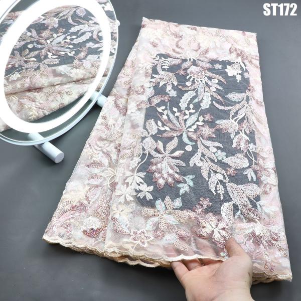 Quality 2023 New Arrival Competitive Price 3D Flower Lace Fabric for sale