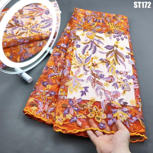 Quality 2023 New Arrival Competitive Price 3D Flower Lace Fabric for sale