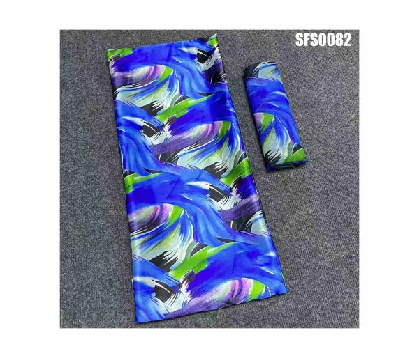 Quality Europe Latest High Quality Printed Satin Silk Fabric Chiffon Fabric for Wedding for sale