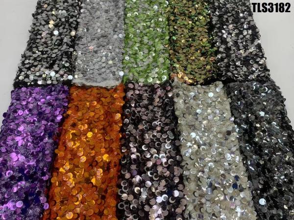 Quality 2024 Dubai new fashion fabric african french lace fabric net shiny sequins lace for sale