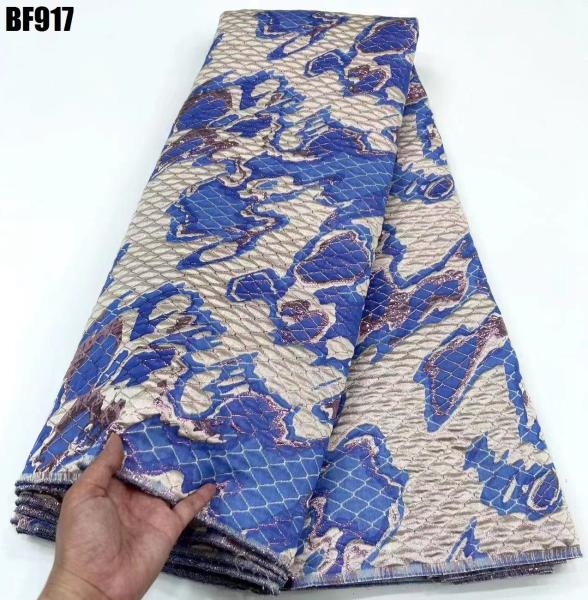 Quality wholesale fashion fabric riche getzner african damask jacquard brocade fabrics for sale