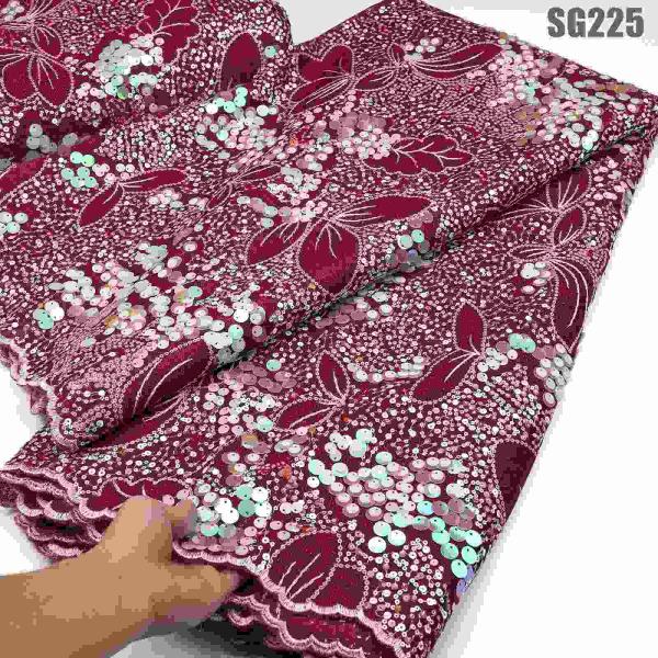 Quality 2023 Hot Sale Reasonable Price Chiffon Fabric Embroidery for sale