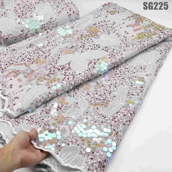 Quality 2023 Hot Sale Reasonable Price Chiffon Fabric Embroidery for sale