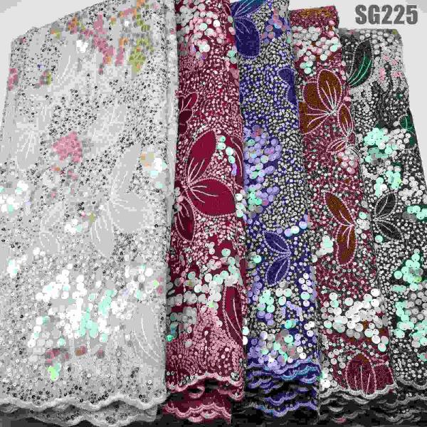 Quality 2023 Hot Sale Reasonable Price Chiffon Fabric Embroidery for sale