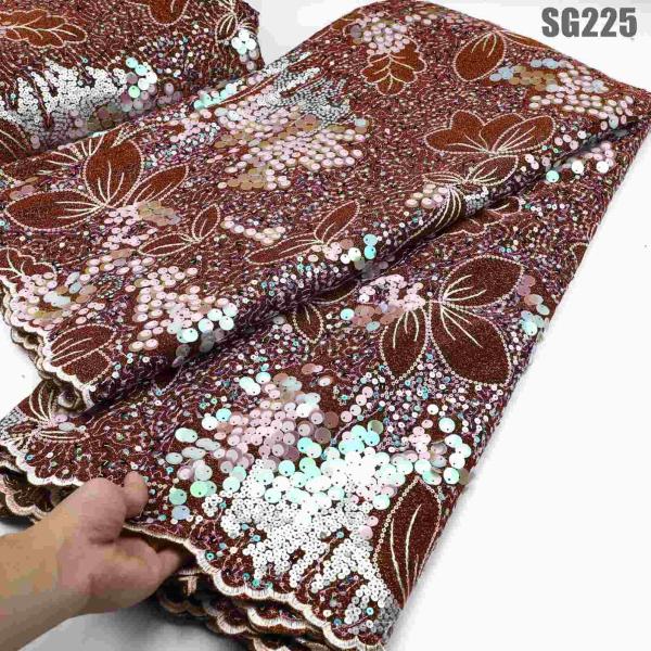 Quality 2023 Hot Sale Reasonable Price Chiffon Fabric Embroidery for sale