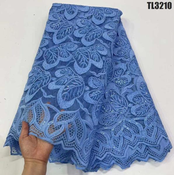 Quality Lead The Industry China Factory Price Turquoise Lace Fabric for sale