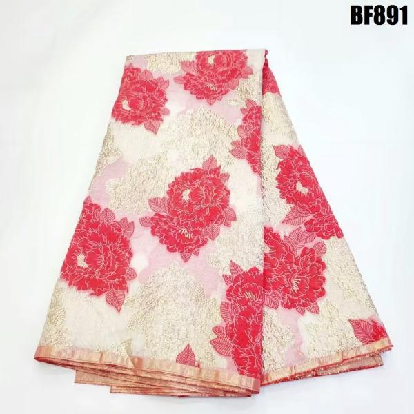 Quality Wholesale Price African Brocade Lace Fabric French Brocade Jacquard 2023 High for sale