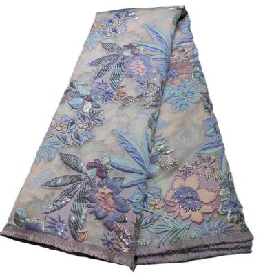 China 2023 jacquard damask design brocade fabrics with floral patterns ideal for resale by clothing and textile stores for wedding dre for sale