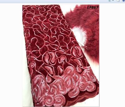 Quality India Velvet with Stones Newest Arrival for Velvet Sarees TS5023a for sale