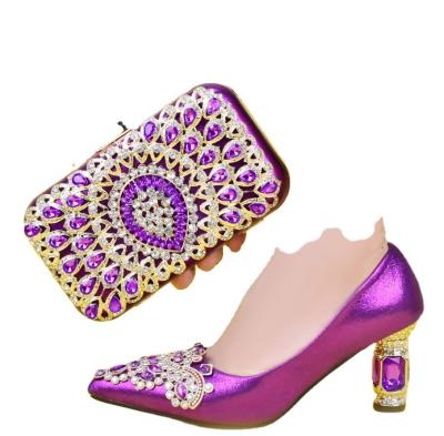 China Supoo Italian ladies shoes matching bags african high heel shoes for wedding Nigerian shoes for sale