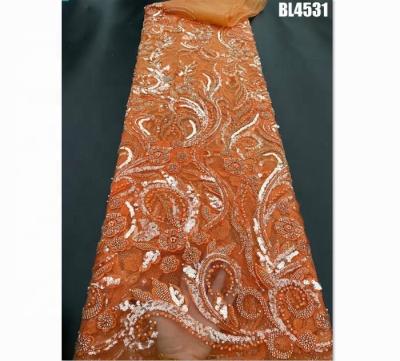 China 2023 Hot Sale Wholesale Price Guipure Cord Lace Fabric for sale