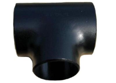 China Butt Welded OBM Seamless Pipe Fittings Sch5s Carbon Steel Tee for sale