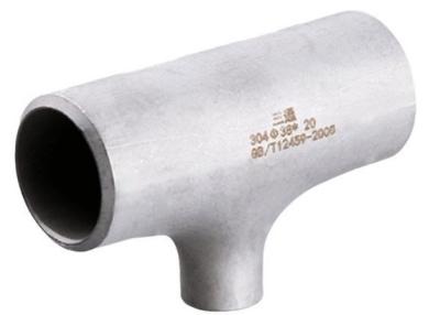 China Stainless Steel 316 Seamless Pipe Fittings , Ss 304 Tee Unequal for sale