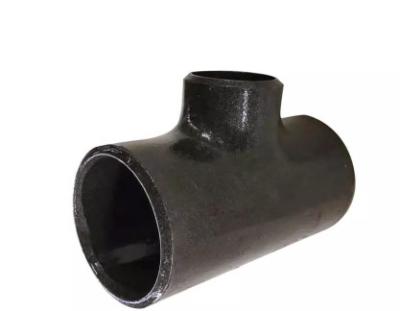 China Steel 304 316l Seamless Pipe Fittings Short Type Welded Stainless Pipe Tee for sale