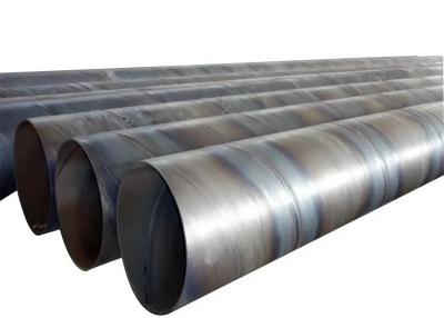 China Gas Oil Pipeline Large Diameter Spiral Welded Steel Pipe 0.8 - 40mm Thickness for sale