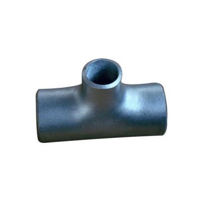 China Seamless Pipe Fittings Cold Forming Semi Seamless Buttweld Carbon Steel Equal Tee Pipe Fittings for sale
