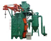 China Rust Removal Automatic Sandblasting Machine For The Bigger Size Workpiece for sale