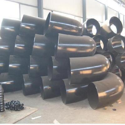 China Seamless Pipe Fittings Hydraulic Carbon Steel Elbow Round Head With 37.5 Degree Beveling Angle for sale