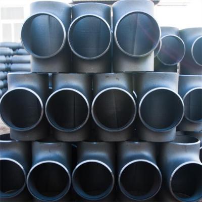 China Seamless Pipe Fittings Carbon Steel Hydraulic Butt Weld Tee Seamless Buttweld Fittings ASME B16.9 Standard for sale