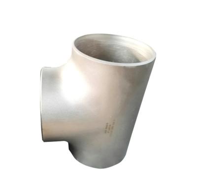 China ANSI B16.9 Buttweld Sch20 Stainless Steel Reducing Tee for sale