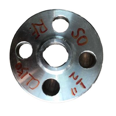 China 6 Holes PN25 Stainless Steel Floor Flange For Home Improvement for sale