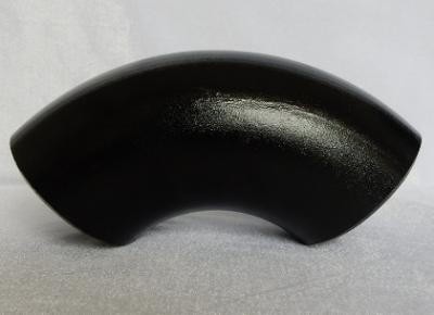 中国 ホースのステンレス製の90度の肘の継ぎ目が無い管付属品の黒いSch80 6 販売のため