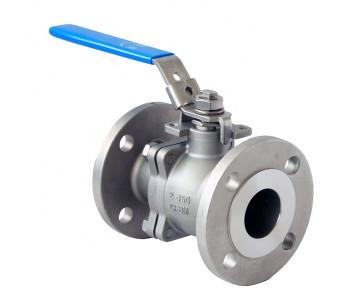 China 1 Inch Class 150 2pc Ball Valve SS304 SS316 SS316L CF8 WCB Flange End for sale