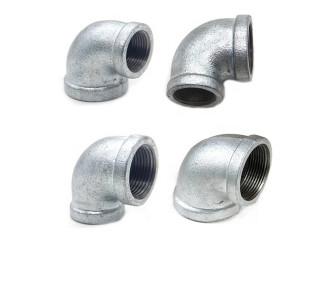China American Standard Iso 49 Malleable Iron Pipe Fitting Reducing Elbow Hot Dipped Galvanized for sale