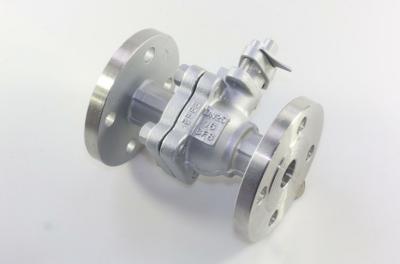China Stainless Steel CF8M WCB 2 Piece 1/2 Flanged End Ball Valve for sale