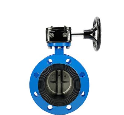 China Cast Iron Pn10 Wafer Type Butterfly Valve Gear Operated for sale