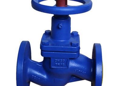 China Din Cast Iron Sealed Globe DN15 Industrial Control Valves Y Shaped For Water for sale