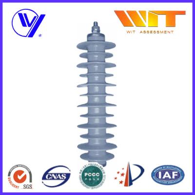 China 33KV Gray Polymer Antenna Lightning Surge Arrester Electrical Equipment Protection for sale