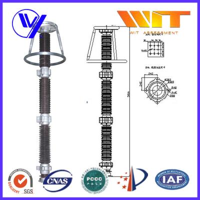 China 444KV Extra High Voltage Substation Lightning Arrester with ISO9001 Certified for sale