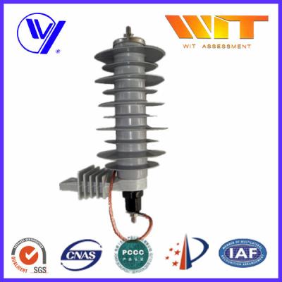 China 5KA Silicon Rubber Polymer Surge Arrester With Insulating Bracket for sale