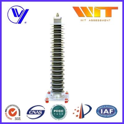 China Electrical Silicone / Rubber Composite Zinc Oxide Lightning Arrestors for High Voltage Circuit for sale