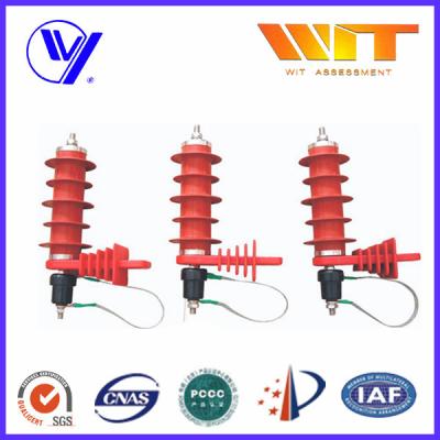 China Silicone / Rubber / Polymer Surge Arrester With KEMA Report For Power Transmission for sale