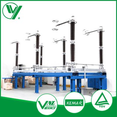 China 145KV Custom Outdoor High Voltage Disconnect Switch Three Phase Isolators Switch for sale