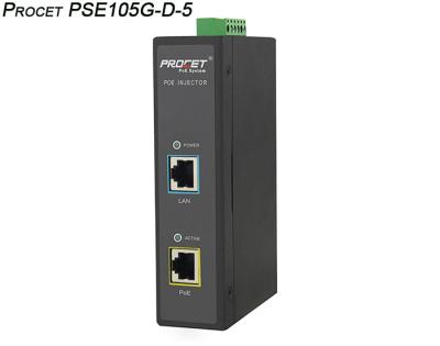 China FCC Microwave Radio Single Port DC PoE Injector Fiber Media Converter for sale