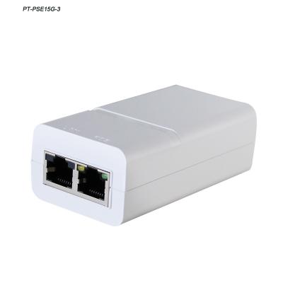 China 15.4W Single Port Gigabit IEEE802.3AF PoE Injector Power Over Ethernet 48V for sale
