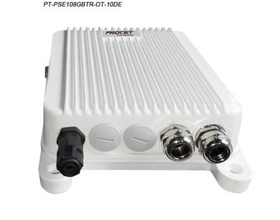 China White Metal Case 10G PoE Injector Built In Power Supply for sale