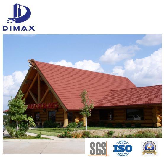 Waterproof Roofing Wall Colored Stone Coated Construction Building Materials Steel Roof Tile