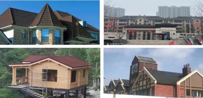 Waterproof Roofing Wall Construction Materials Colored Stone Coated Steel Sheet Roof Tile