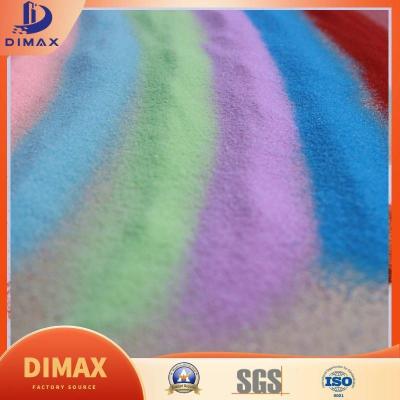 China 200mesh Colored Silica Sand Waterproof Color Sand Powder For Art Paint for sale