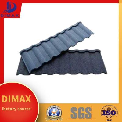 Cina Piastrelle in acciaio rivestite di pietra resistenti agli UV Piastrelle di metallo galvalume pannelli di tetto in vendita