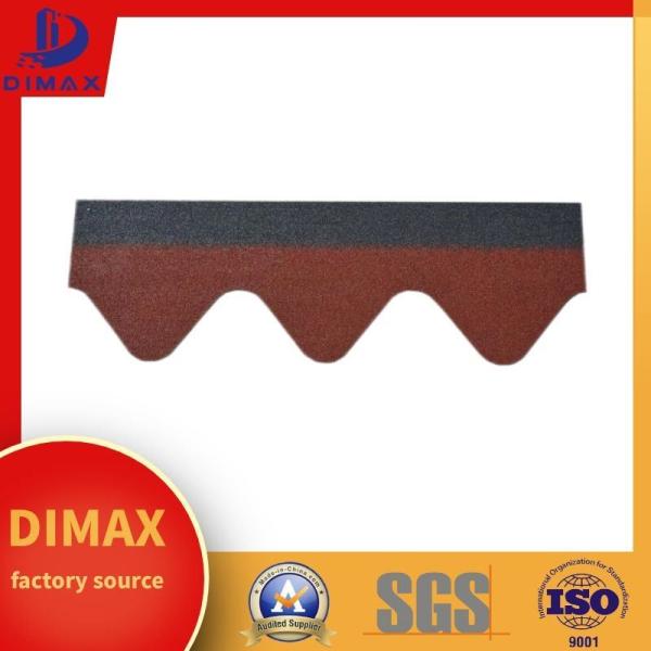 Quality 1000mm Fiberglass Asphalt Shingles Color Stone Coated Architectural Roof Tile for sale