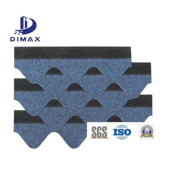 Quality 1000mm Fiberglass Asphalt Shingles Color Stone Coated Architectural Roof Tile for sale