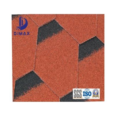 Quality Waterproof&Fire-resistant Colored Fiberglass Asphalt Shingles Luxury Asphalt for sale